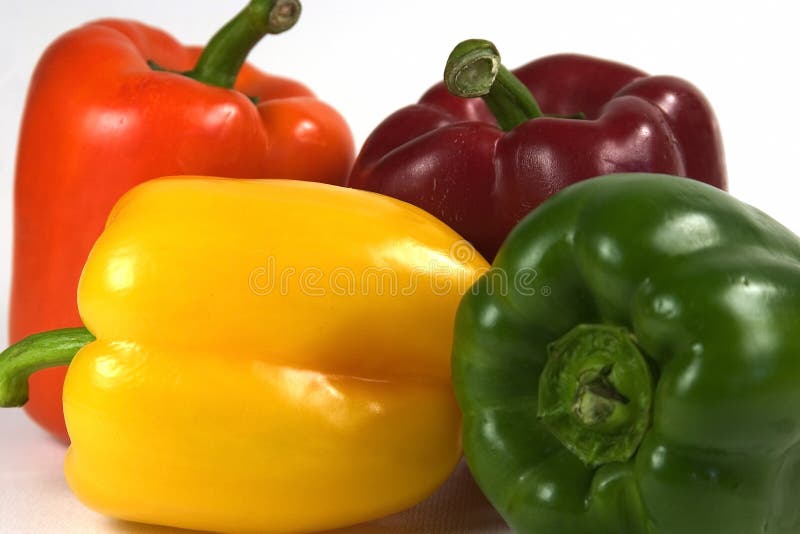 Close up Peppers stock image. Image of grow, rural, natural - 615217