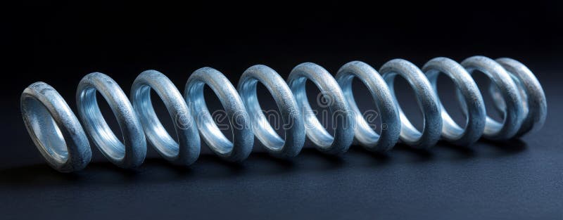 A close-up perspective of a black screw on a dark background draws attention to its intricate design elements royalty free stock photography