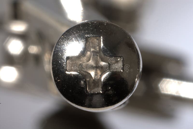 Close up of Phillips Head stock photo. Image of tighten 12526780