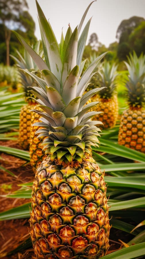 Pineapple Farm Field Stock Illustrations 167 Pineapple Farm Field