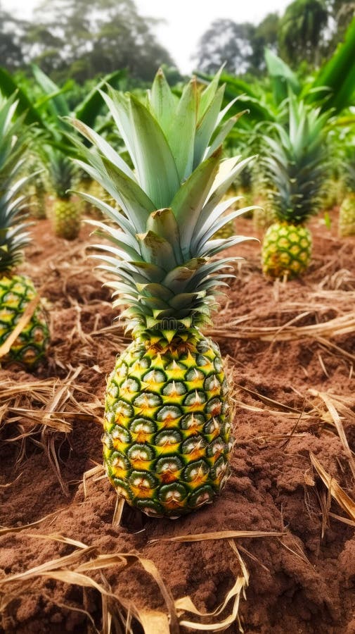 Pineapple Farm Field Stock Illustrations 167 Pineapple Farm Field