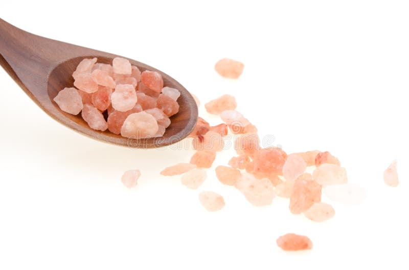 Himalayan rock salt. stock image. Image of salt, pink 29826511