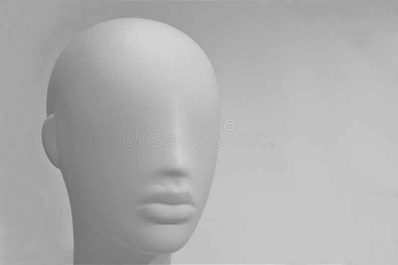 Closeup of a Plastic Mannequin Head Stock Photo Image of elegant