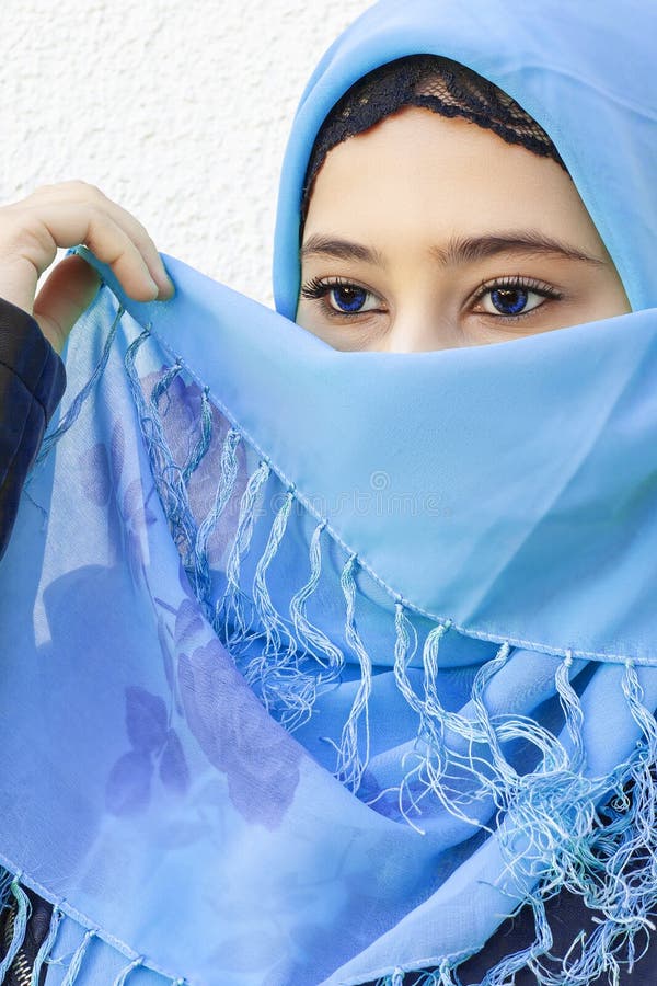 Young Arabian Woman Sexy Blue Eyes Stock Photos - Free & Royalty-Free ...