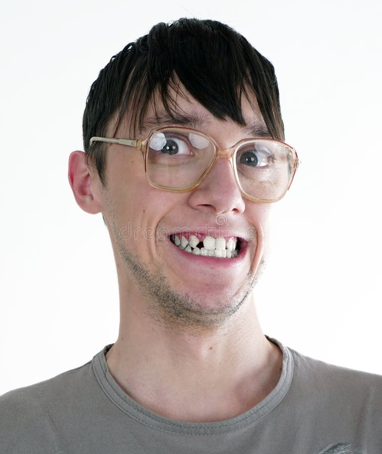 Crooked Glasses Man Teeth Ugly Stock Photos - Free & Royalty-Free Stock  Photos from Dreamstime