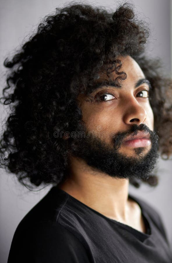 Close-up Portrait of Curly Indian Male Having Deep Look Stock Image - Image of black, good: 203495607 Close-up Portrait of Curly Indian Male Having Deep Look Stock Image - Image of black, good: 203495607
