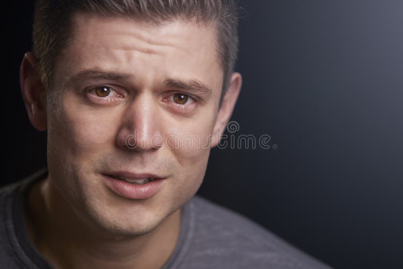Close up portrait of upset young white man looking to camera royalty free stock photos Close up portrait of upset young white man looking to camera royalty free stock photos