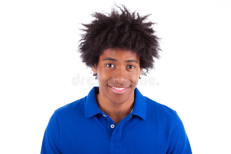 Close Up Portrait Of A Young African American Man - Black 