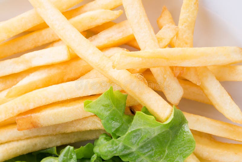 Close up of potato fries stock photo. Image of calories 89331784