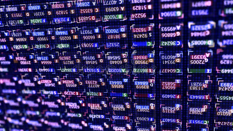 Close up of programming code strings changing the digital on screen, abstract hacking background. Animation. Many rows vector illustration