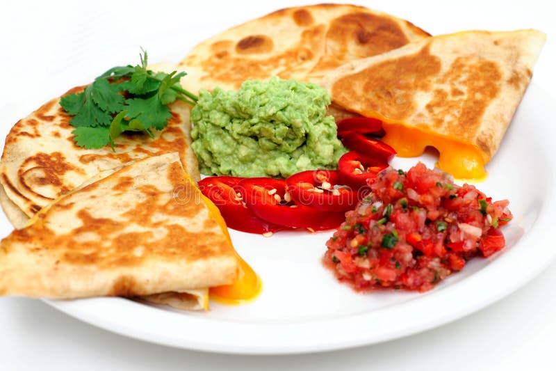 Chicken quesadillas stock photo. Image of quesadillas 13713824