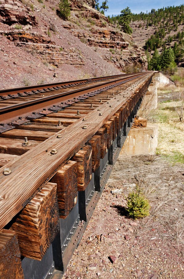 Close-up of Railroad Bridge