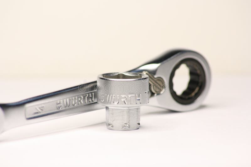 Wrench Ratchet close up stock image. Image of ratchet 169707643