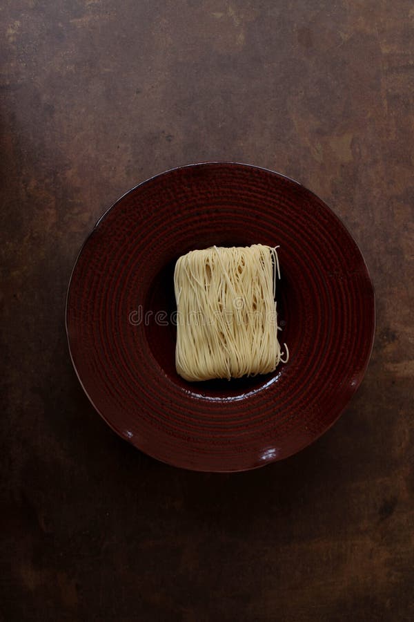 Close Up Raw Chinese Noodle , Lunar New Year Longevity Noodles: Misua ...