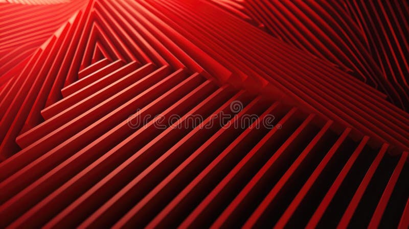 Close-up of red wall with lines vector illustration