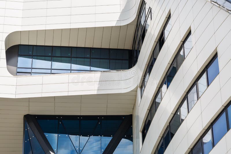 Close-up of Renaissance Minsk Hotel royalty free stock photo