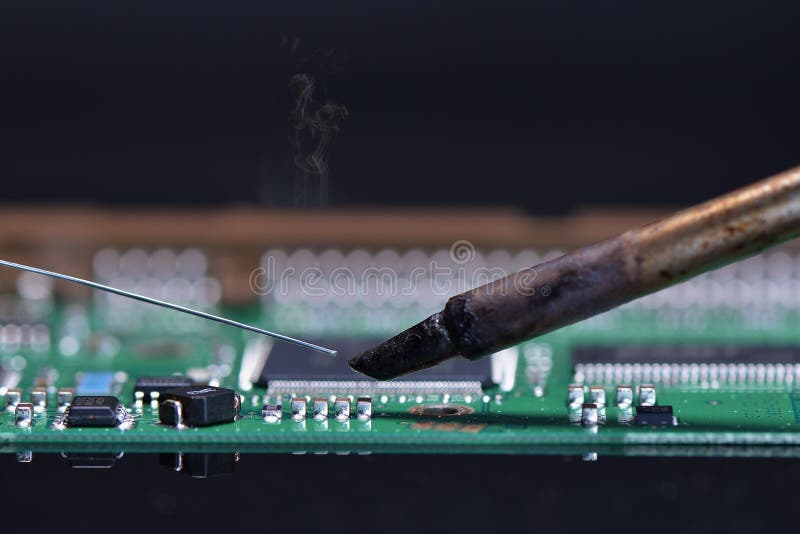 Close up repair electronic device. royalty free stock image Close up repair electronic device. royalty free stock image