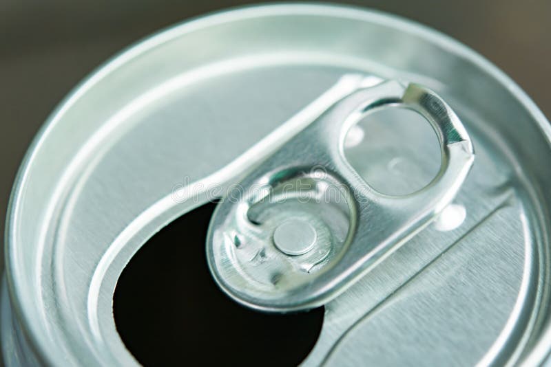 Close Up Ring Pull Tab Aluminum of Cans Stock Photo Image of juice