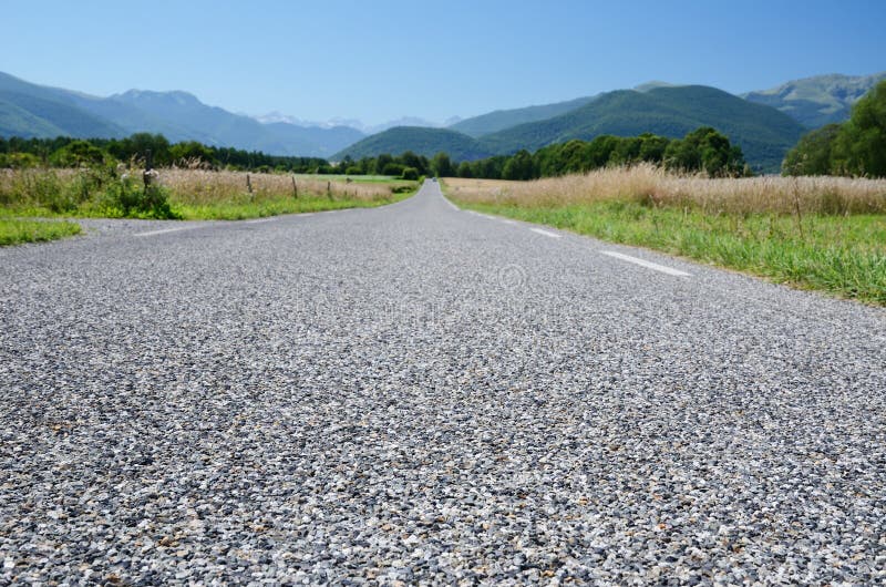 Close-up of the road surfacing