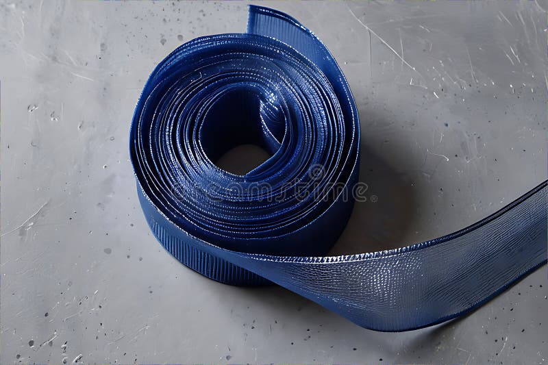 This is a close up of a roll of blue tape on a table vector illustration