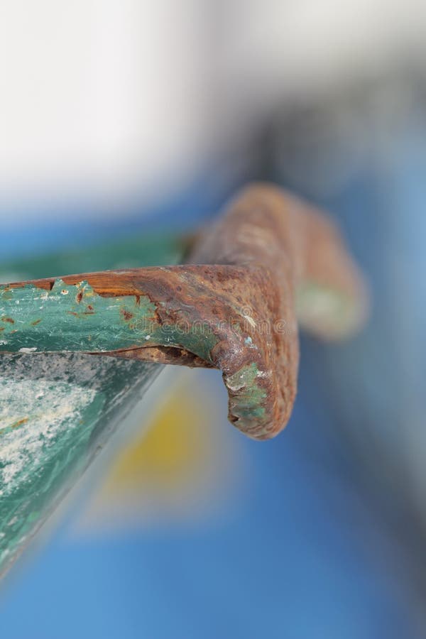 Rusty wheelbarrow stock image. Image of metal, paint 29709933