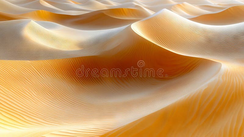 A close up of a sand dune in the desert stock photography