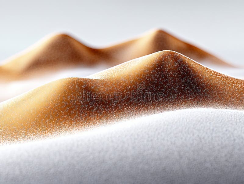 A close up of a sand dune in the desert royalty free stock image