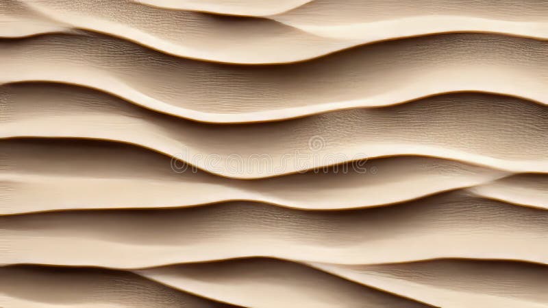 A close up of a sand dune with wavy lines on it stock photos