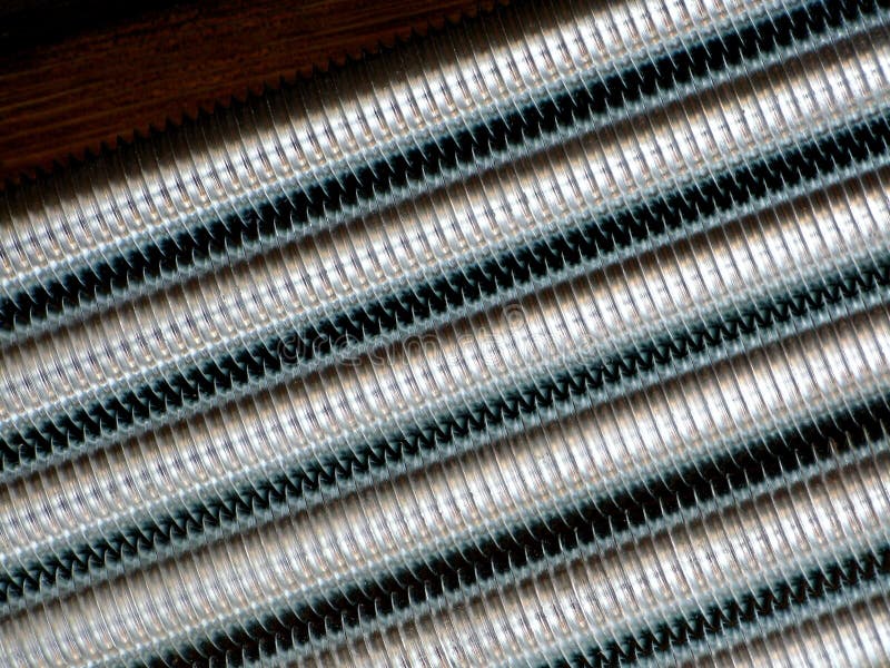 Close up of thread stock photo. Image of chrome, fasten 7416798