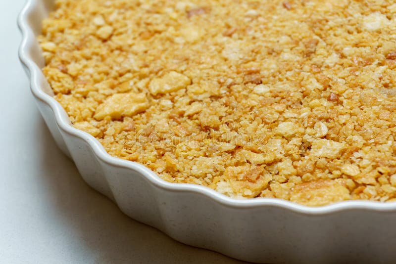 Close up of selective focus cracker crust royalty free stock images