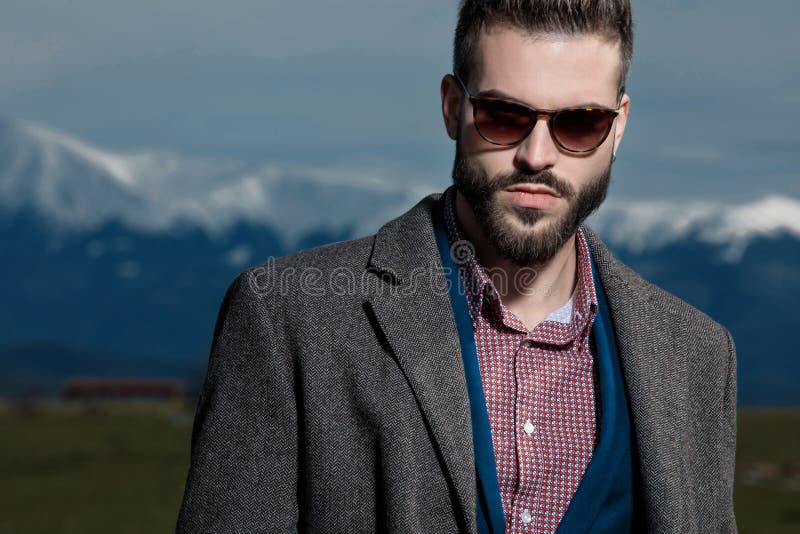 Close Up of Serious Looking Man Staring To the Camera Stock Image ...