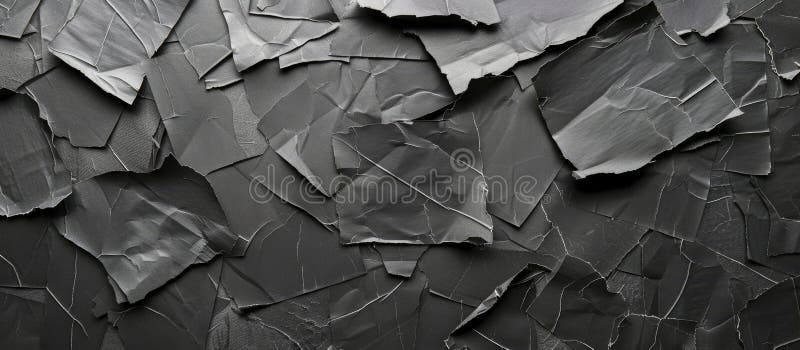 Close up of shattered glass on black surface in monochrome photography royalty free stock images