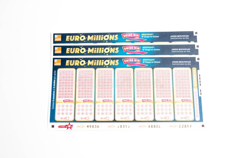 Billets à gratter pour fausse loterie JA-RU 5 Switzerland