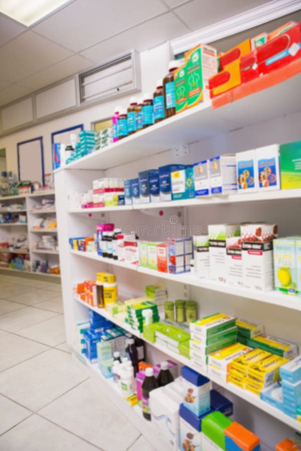 Close Up Of Shelves Of Drugs Stock Photo Image of treat, hospital