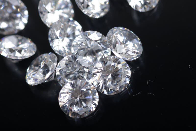 Close Up Shot of Beautiful Brilliant Crystal Zirconia Diamond Beads Stock  Image - Image of amethyst, clear: 171932575