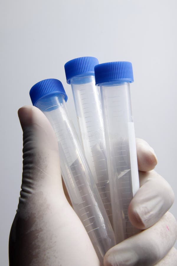 Close Up Shot of Empty Plastic Test Tube for Medical and Laboratory