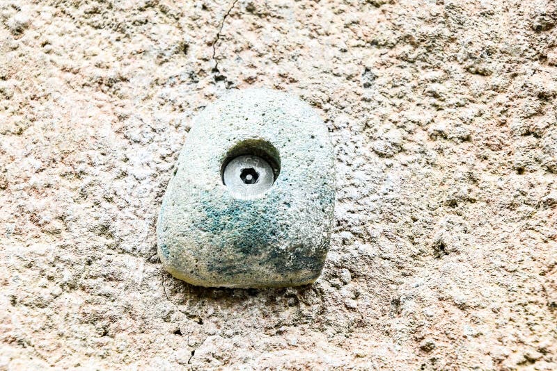 Close Up Shot of the Equipment Use for Wall Climbing Stock Image