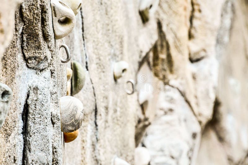 Close Up Shot of the Equipment Use for Wall Climbing Stock Image