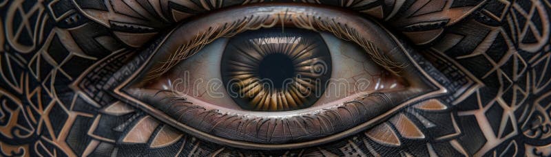 A Closeup Shot of a Geometric Human Sacred Geometry Diverse Spiritual