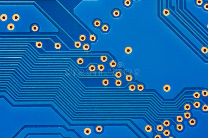 Close up shot of microchip stock photography