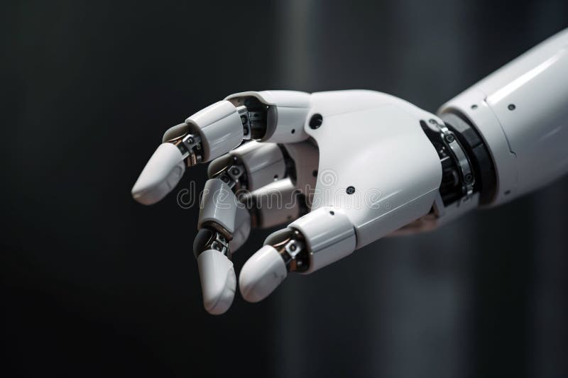 up Shot of Robot Hand. Generated by AI Stock Illustration ... Circuit Diagram