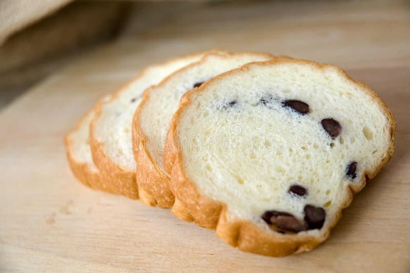 Close up sliced bread