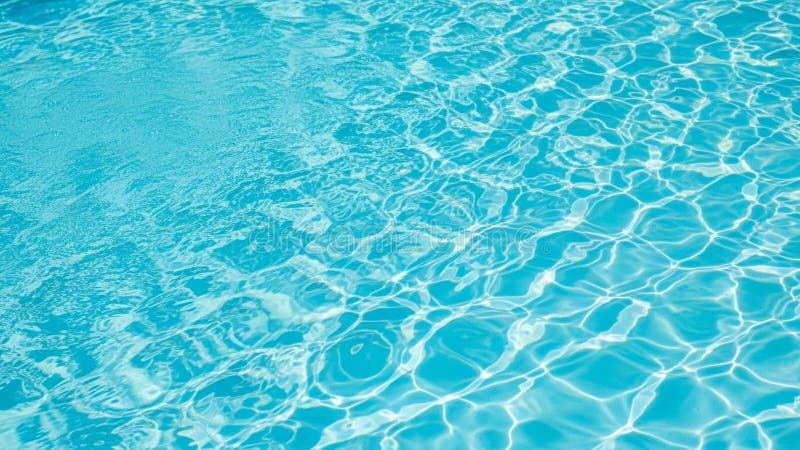 Close-up of sparkling blue water surface with sunlight reflections stock illustration