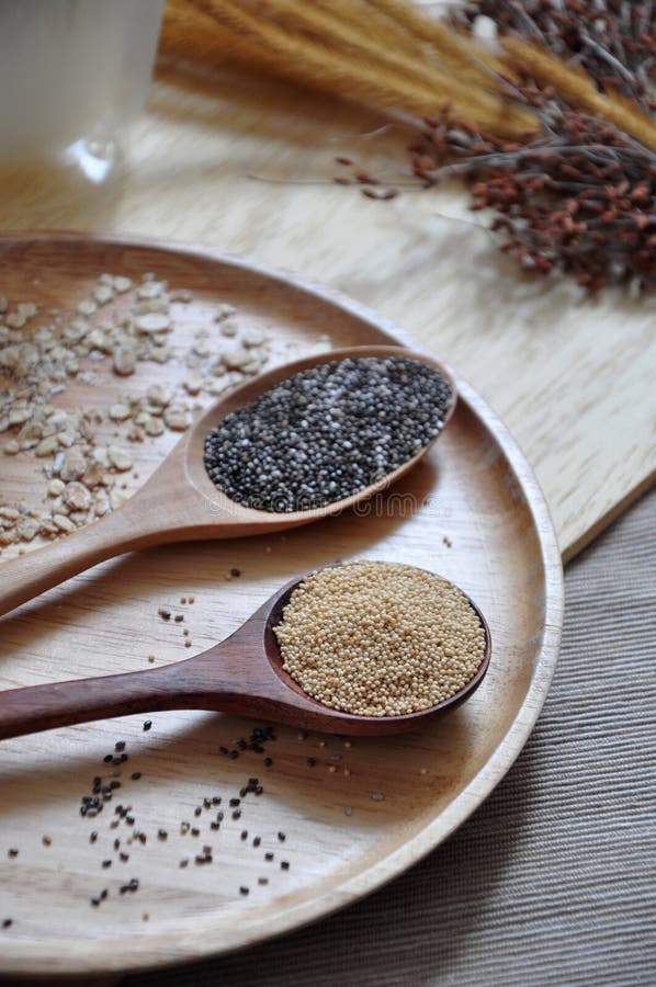 Close up Spoon of Amaranth