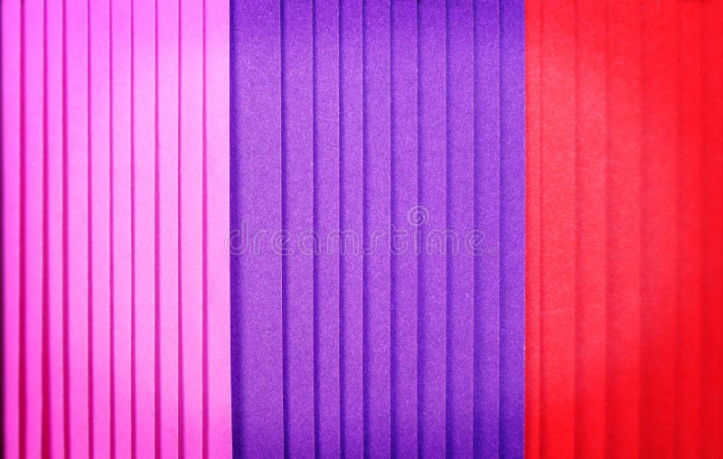 Stacking of multiple layers of colorful paper texture for background stock image