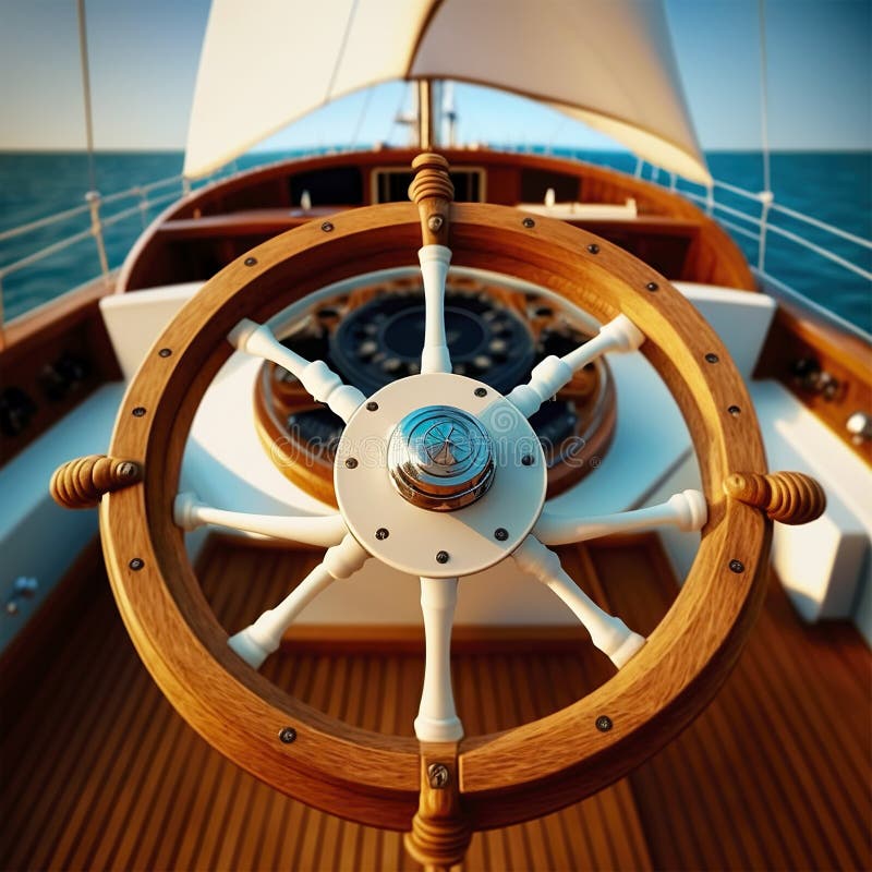 cruisers yachts steering wheel