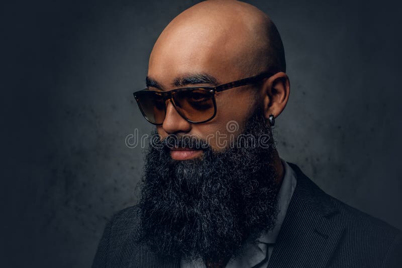 Arabic Bearded Shaved Head Male in Sunglasses. Stock Image - Image of african, male: 113813489 Arabic Bearded Shaved Head Male in Sunglasses. Stock Image - Image of african, male: 113813489