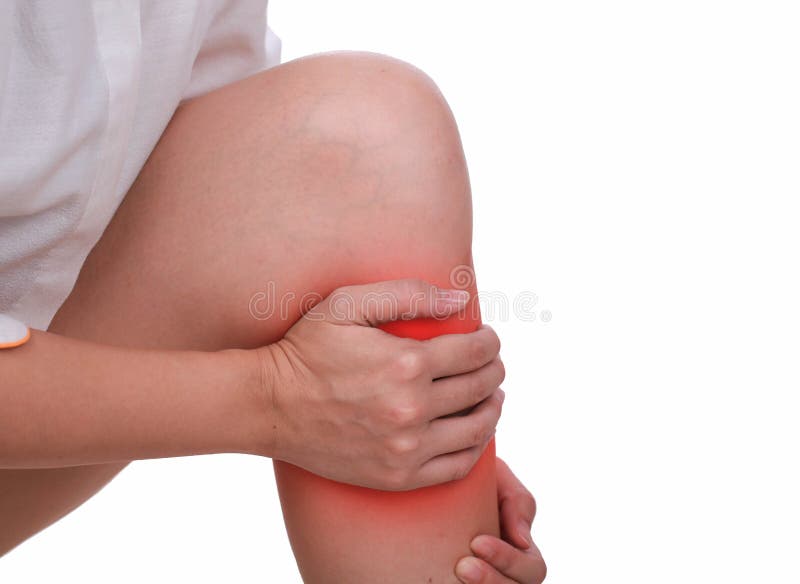 Close up suffering male pain in shin isolated white background. stock photography Close up suffering male pain in shin isolated white background. stock photography