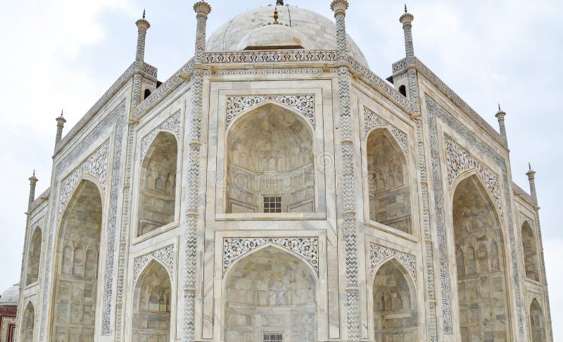 Close up Taj-Mahal royalty free stock image Close up Taj-Mahal royalty free stock image