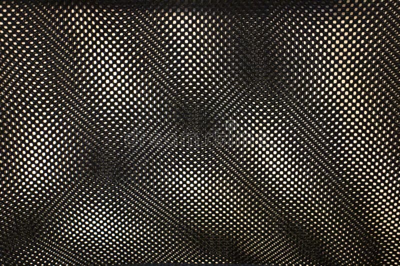 A close-up of a textured mesh pattern with contrasting circles and lines, creating an engaging visual impact. Ideal for stock photography